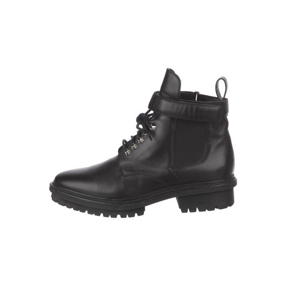 Balenciaga Leather Combat Boots - 41 Black - Picture 1 of 5